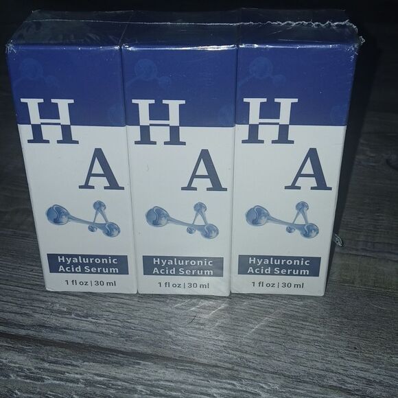 3 Pack Hyaluronic Acid Serum Moisturizing for Face Anti-Wrinkle Anti-Aging NEW - Picture 1 of 7